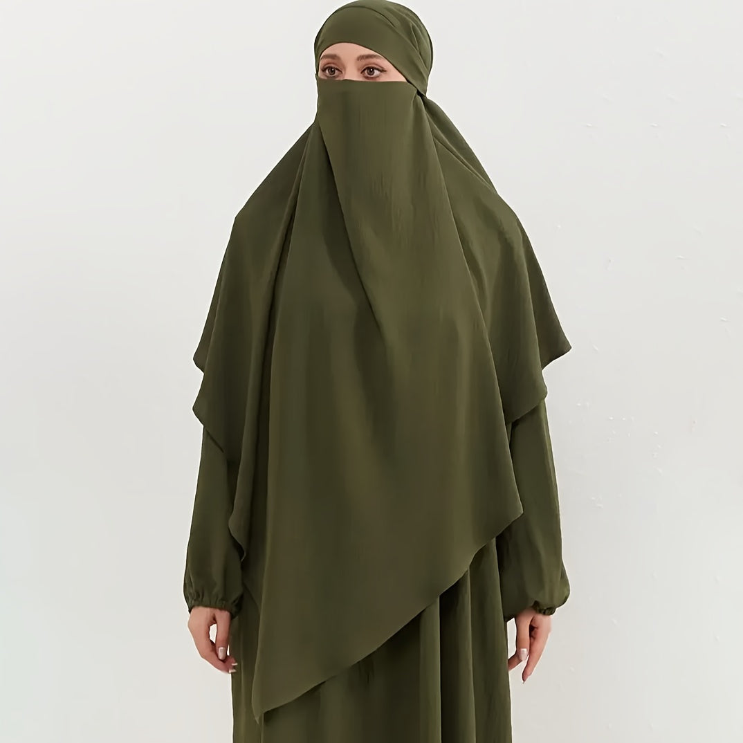 Army  Khimar Hijab